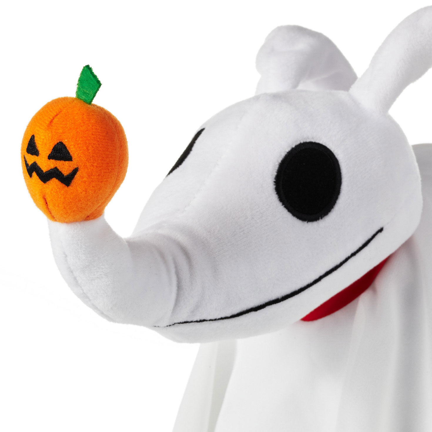 Nightmare Before Christmas Zero Light-Up Musical Dancing Plush upclose view image number 5