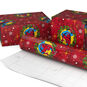 Spider-Man on Red Jumbo Christmas Gift Wrap Wrapped pkg image number 2