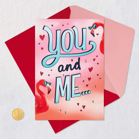 We FlamingGO Together Funny Pop-Up Love Card, , large image number 5