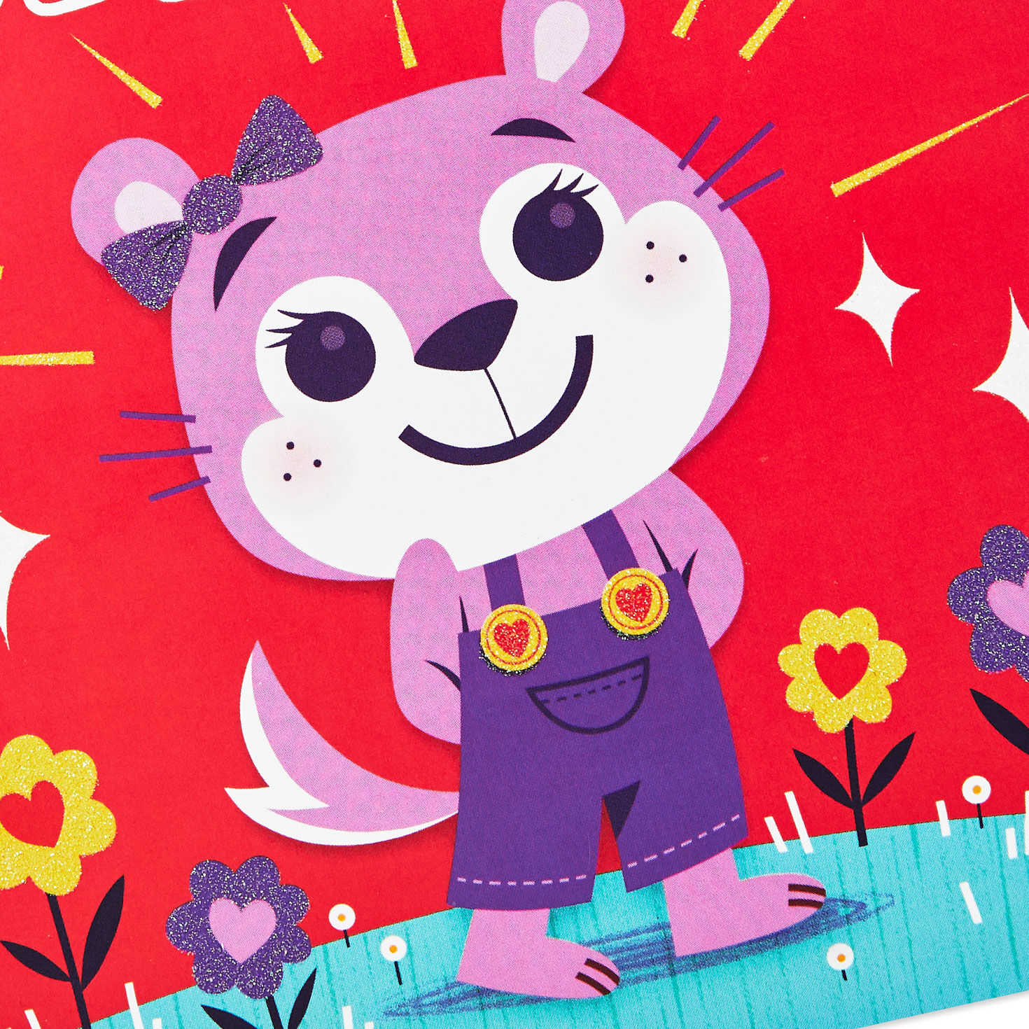 Not Just Grand Pop-Up Valentine's Day Card for Granddaughter, , large image number 4