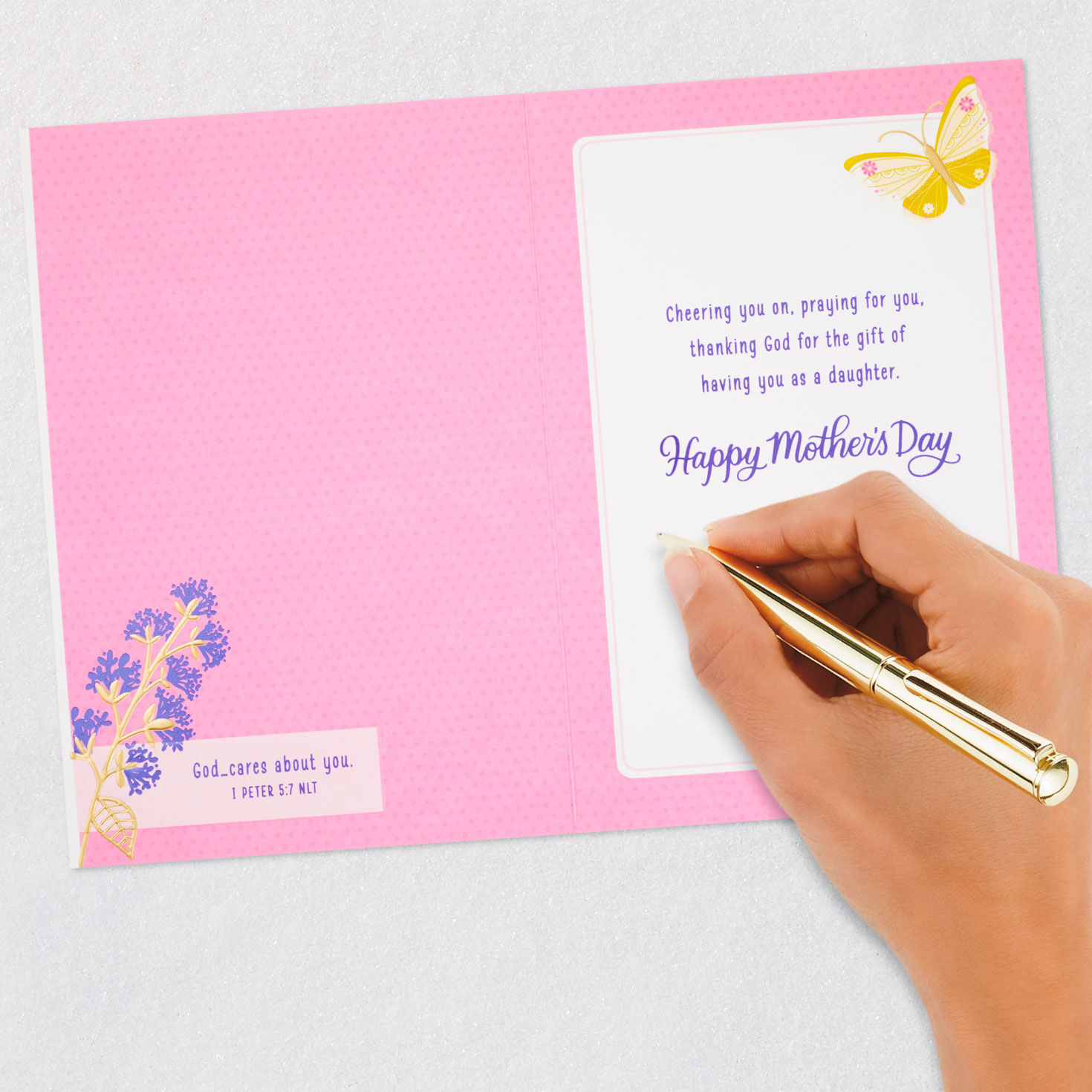 Cheering You On Religious Mother's Day Card for Daughter, , large image number 7