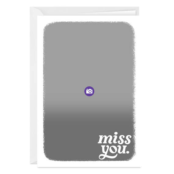 Miss You Folded Photo Card, , large image number 3