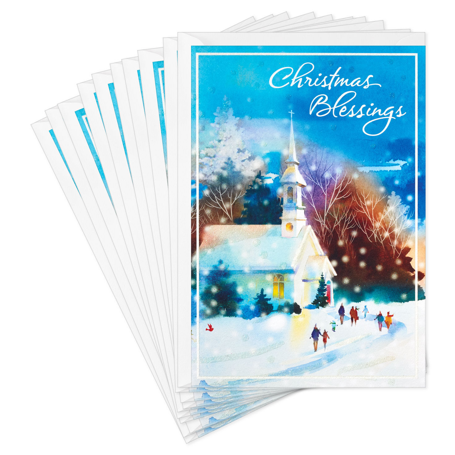 The Gift of God's Grace Religious Christmas Cards, Pack of 10, , large image number 1