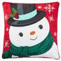 Nostalgic Snowman Throw Pillow, 18x18, , large image number 1