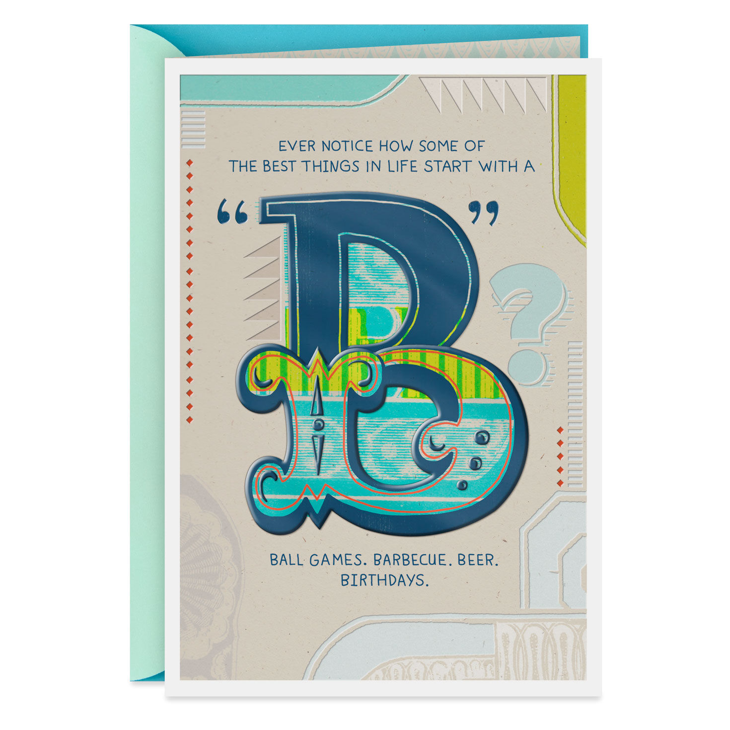 Best With A B Birthday Card For Brother Greeting Cards Hallmark