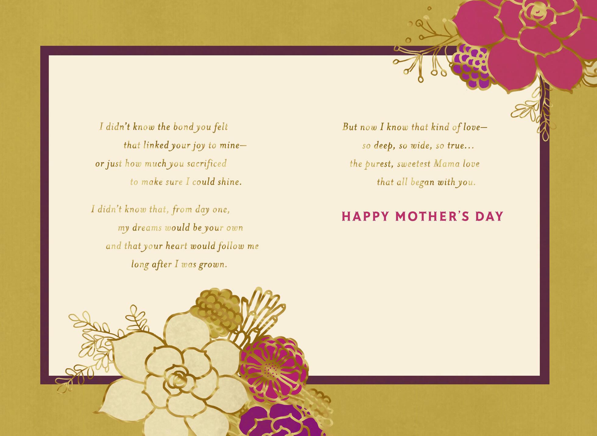 Sweetest Mama Love Mother's Day Card