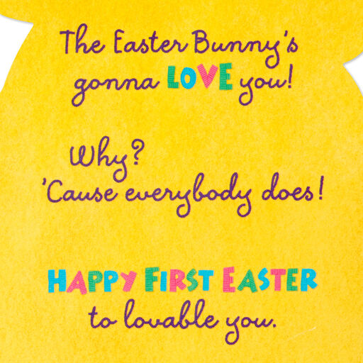 Peanuts® Snoopy and Woodstock First Easter Card for Grandson, 