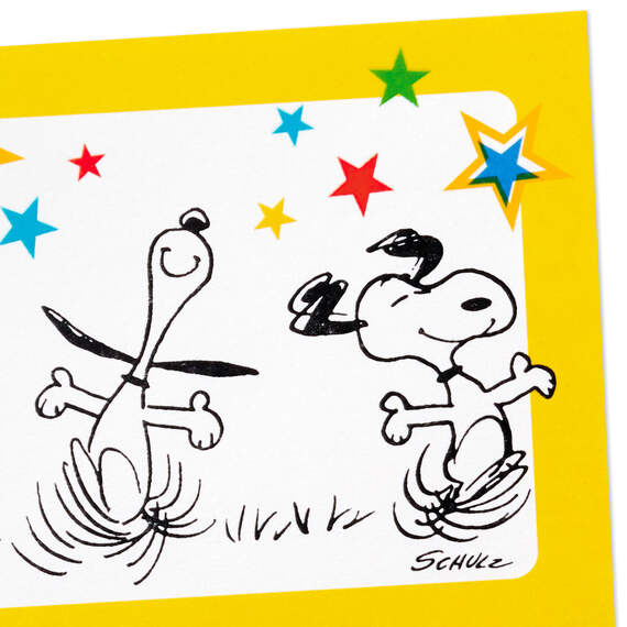 Peanuts® Snoopy Happy Dance Money Holder Graduation Card, , large image number 5