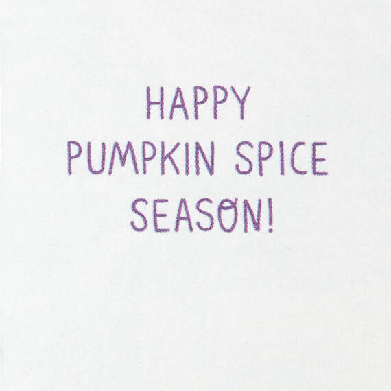 3.25" Mini Happy Pumpkin Spice Season Card, , large image number 2
