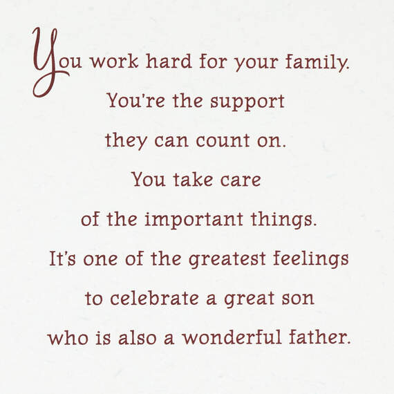 You Make Me So Proud Father's Day Card for Son, , large image number 2