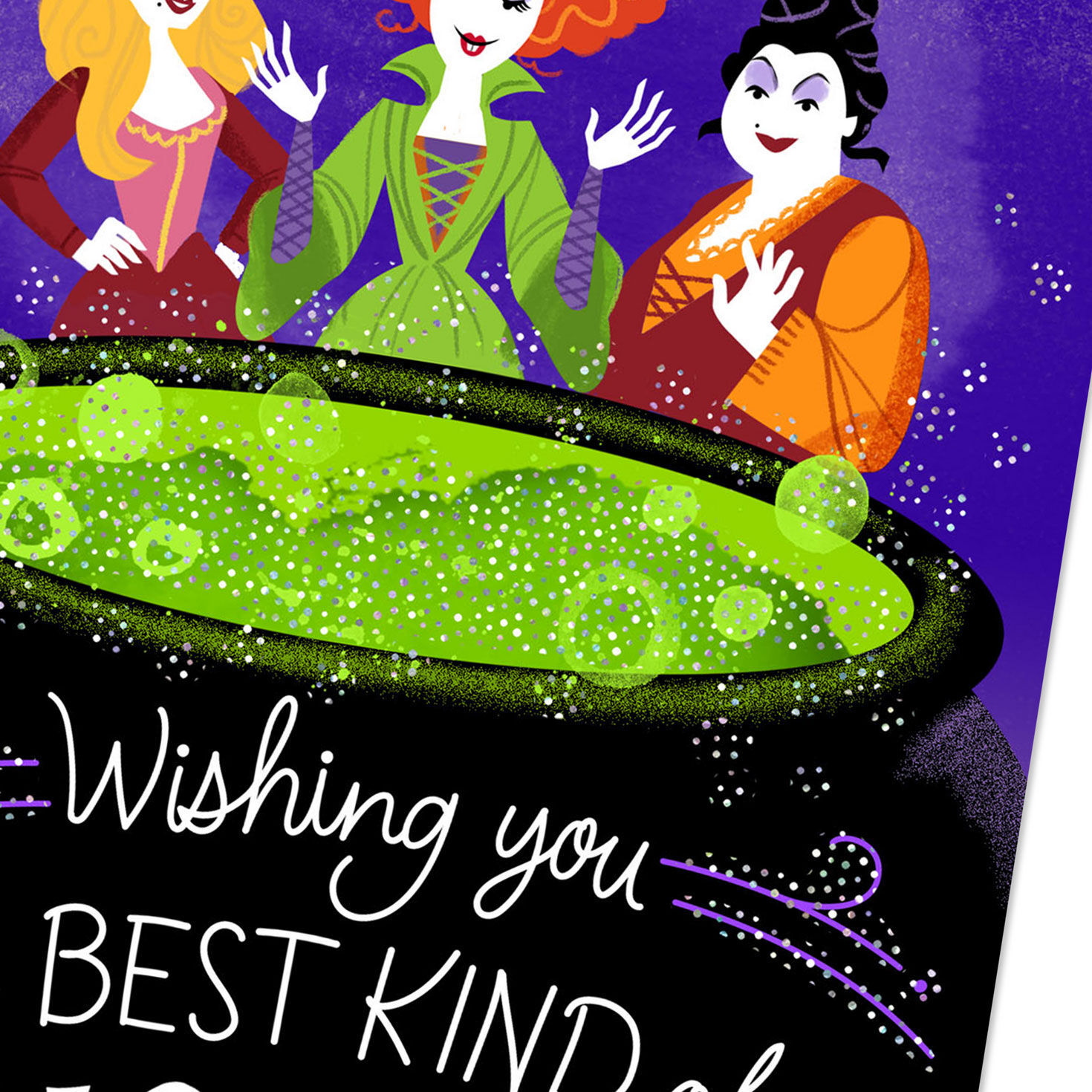 Disney Hocus Pocus Sanderson Sisters Magical Halloween Card for only USD 2.99 | Hallmark