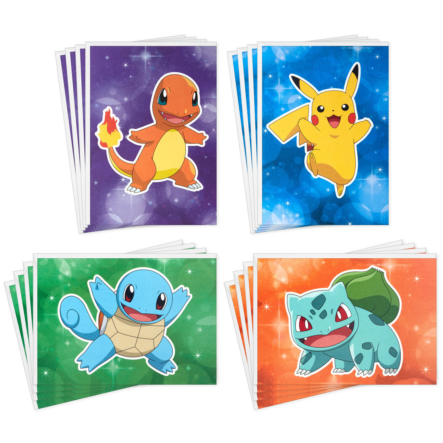 Pokémon Catch All the Fun Assorted Birthday Cards, Pack of 16