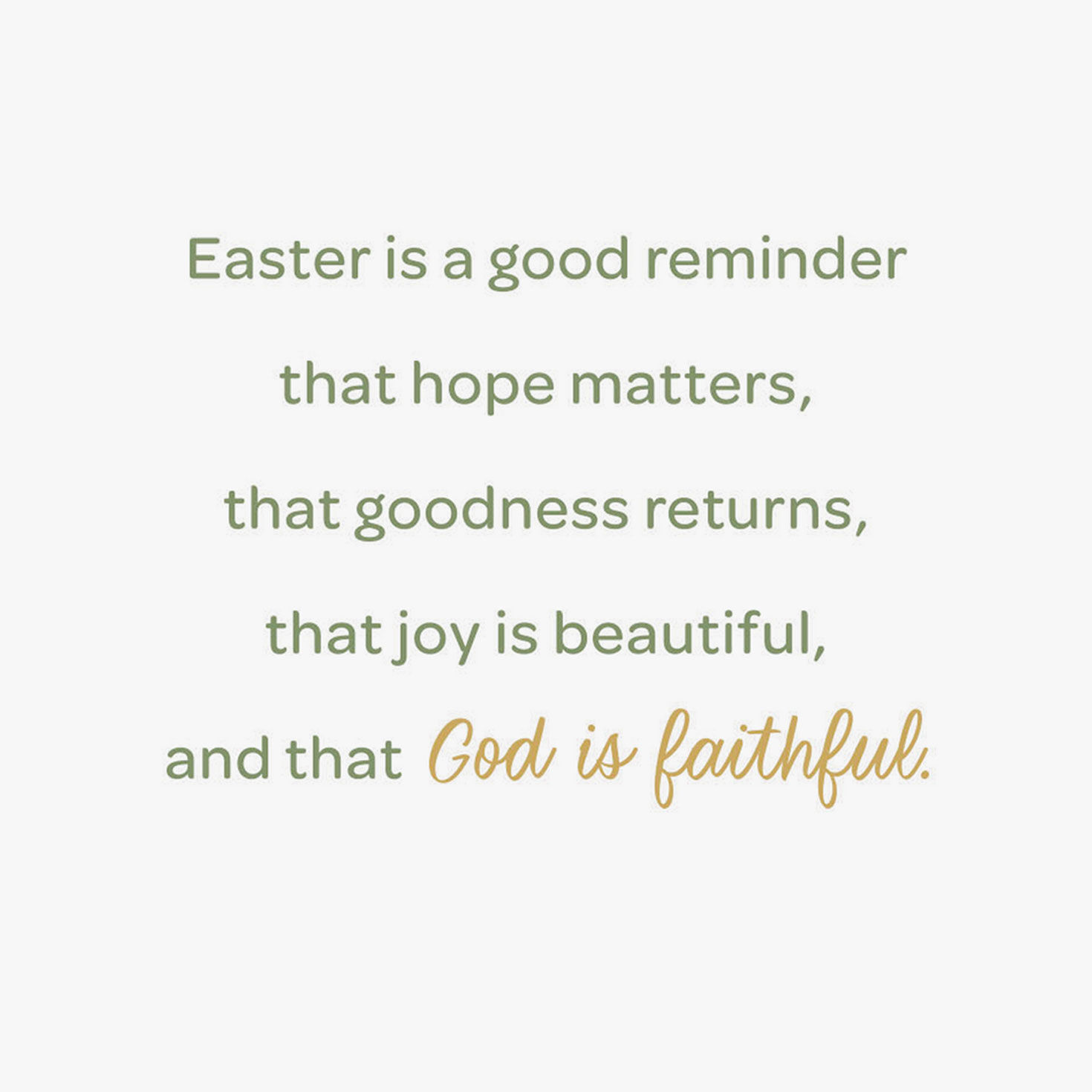 Bunny Rabbit and Butterfly Easter Card Sentiment image number 2