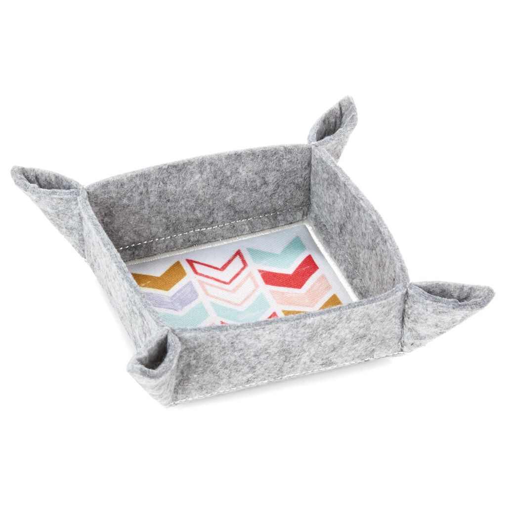 Chevron Catch All Tray Desk Accessories Hallmark Chevron Catch All Tray