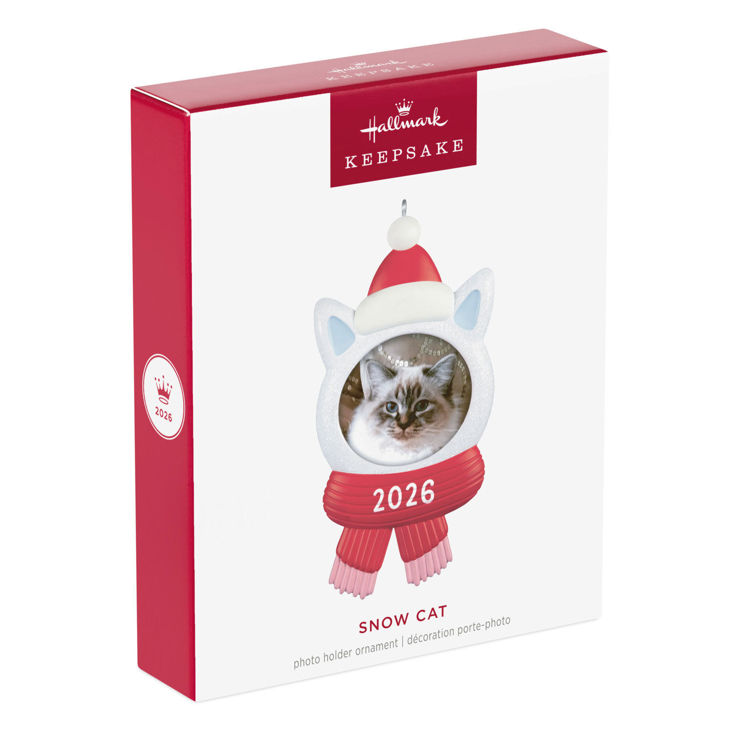 Cat in Hat Scarf Photo Frame Keepsake Ornament package front image number 7