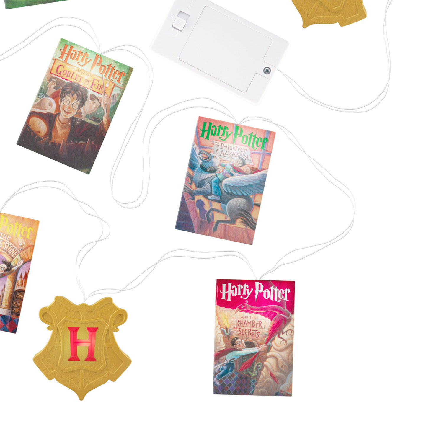 Harry Potter Books Keepsake String Lights closeup view image number 4