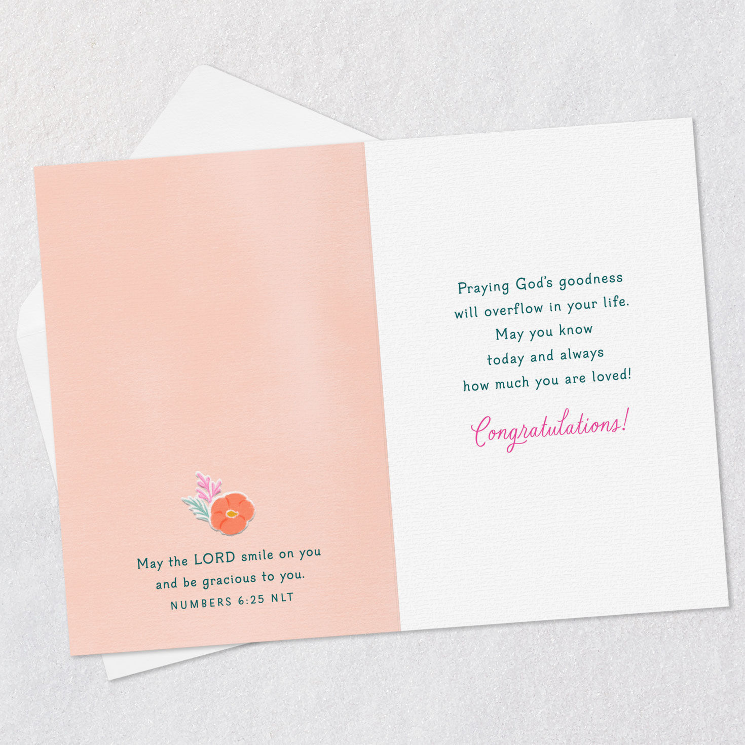 Praying God's Goodness Will Overflow Confirmation Card for Granddaughter for only USD 3.99 | Hallmark