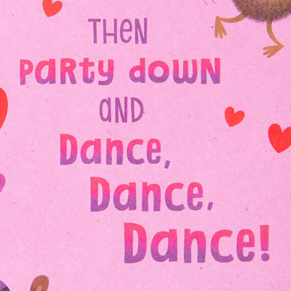 Dancing Hamsters Musical Valentine's Day Card, , large image number 2