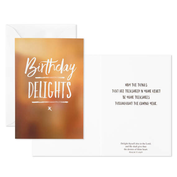 DaySpring Bokeh Lights Assorted Religious Birthday Cards, Box of 12, , large image number 3