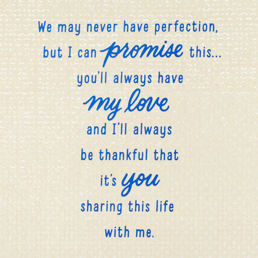Perfectly Imperfect Life Father's Day Card for Husband, 