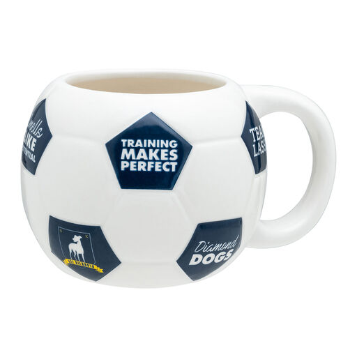 Ted Lasso Round Soccer Ball Mug. 15 oz., 