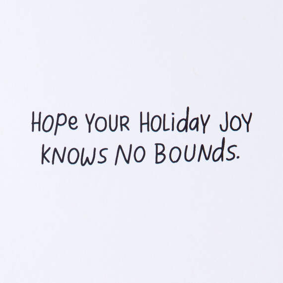 Holiday Joy With No Bounds Funny Christmas Card, , large image number 2