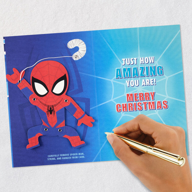 Spidey Ornament Christmas Card Signing card image number 7