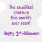 Cuddliest Creature Baby's 1st Halloween Card, , large image number 2
