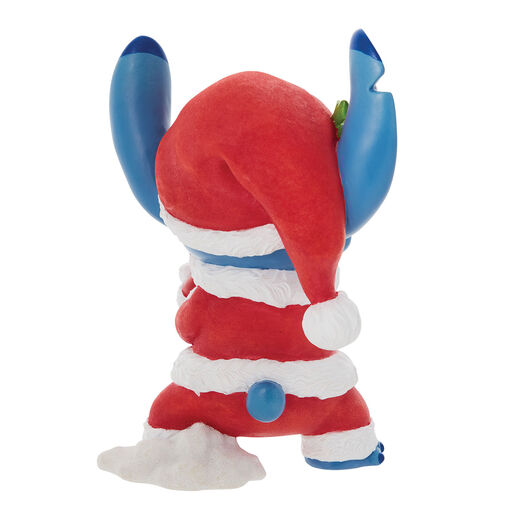 Disney Santa Stitch With Scrump Figurine, 7.28", 