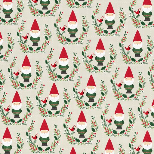 Wring Paper Rolls Reversible Hallmark Gnomes Jumbo Christmas Wring Paper Roll 100 Sq Ft