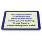 Drinks on Me Superpower Funny Coaster, , large image number 2