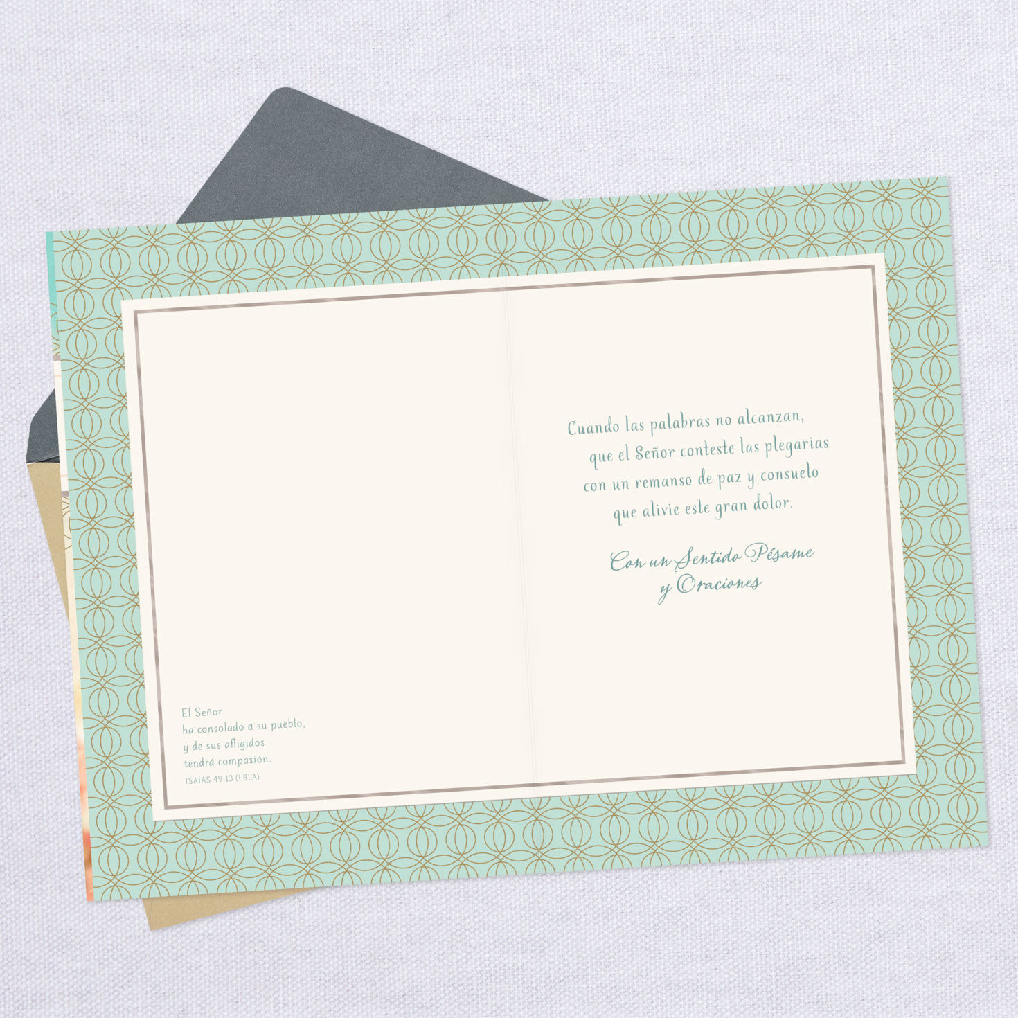 Peace and Comfort Religious Spanish-Language Sympathy Card for only USD 3.99 | Hallmark