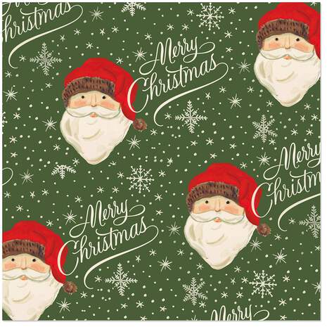 Very Merry Santa Christmas Wrapping Paper Roll, 45 sq. ft., , large