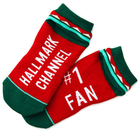 Hallmark Channel #1 Fan Novelty Ankle Socks, , large