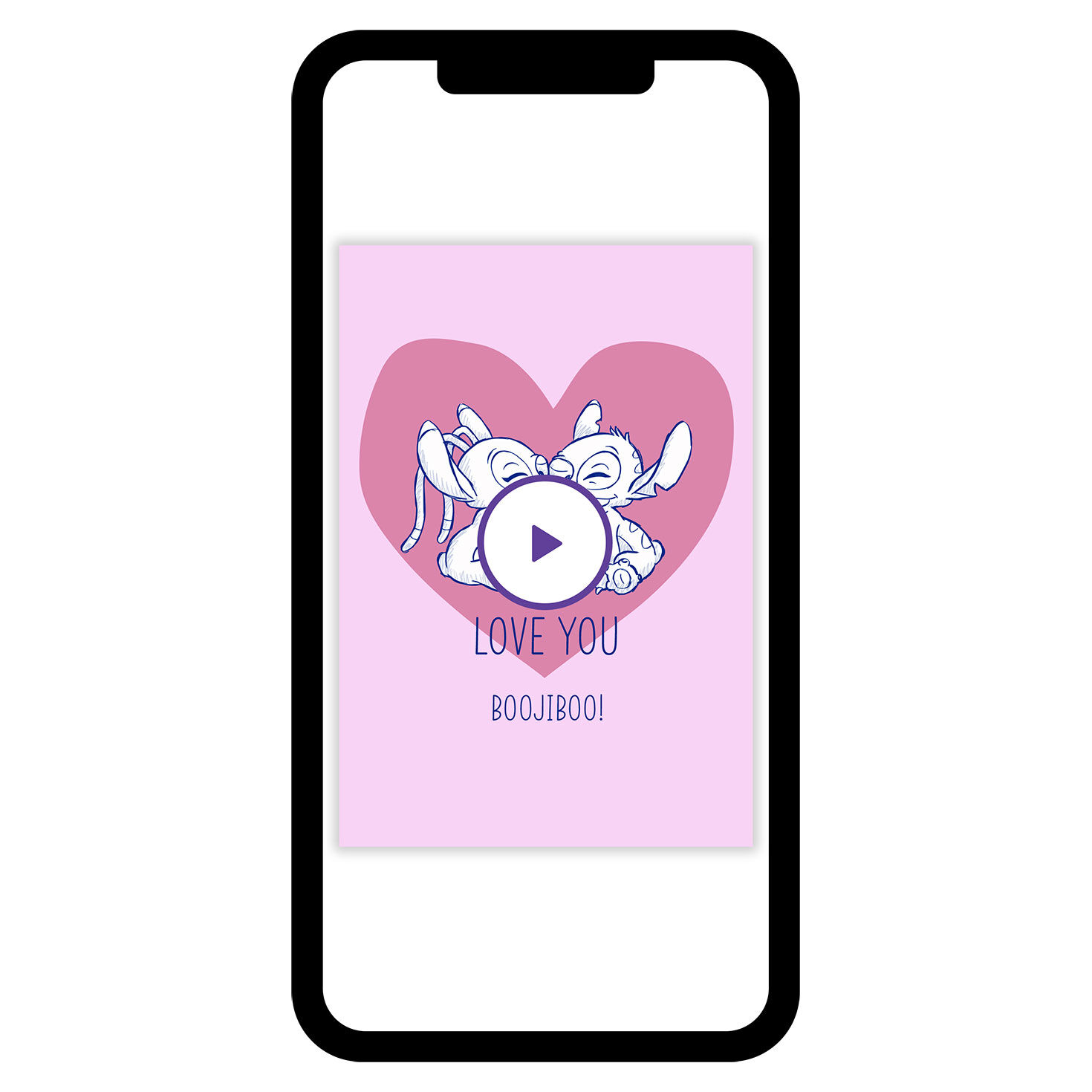 Disney Lilo & Stitch Custom Valentine's Day Card, , large image number 7