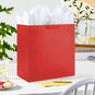 Solid Red Extra-Deep Gift Bag In use image number 2