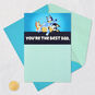 Bluey Dad Father's Day Card With Music Card Front with Envelope and Gold Seal image number 5