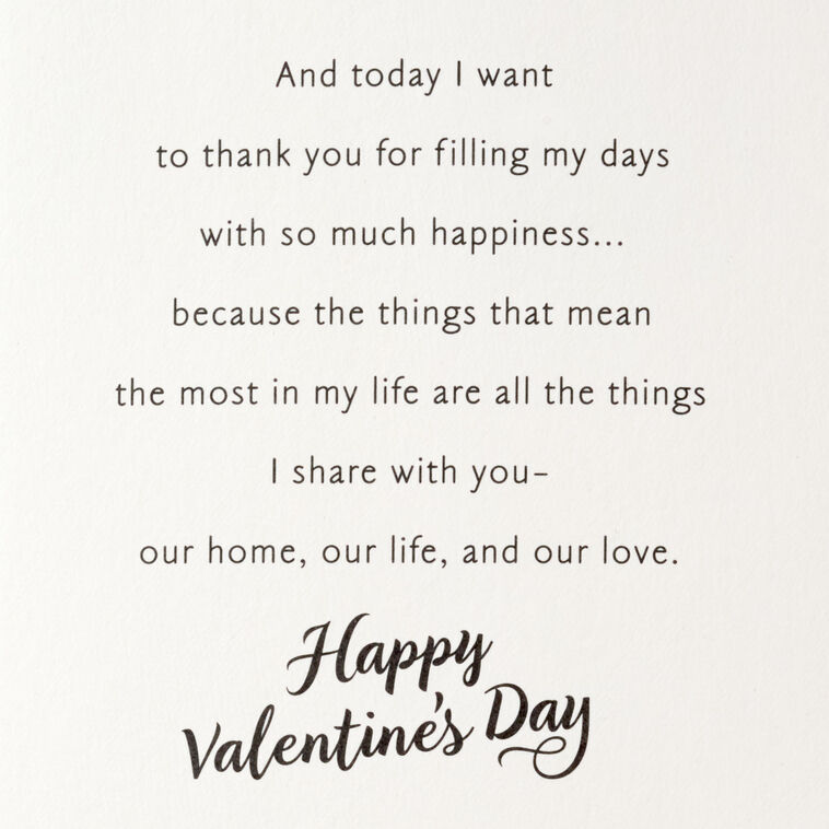 So Proud and Lucky in Love Valentine's Day Card for Wife, , large image number 3