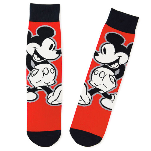 Disney Mickey Mouse Novelty Crew Socks, 