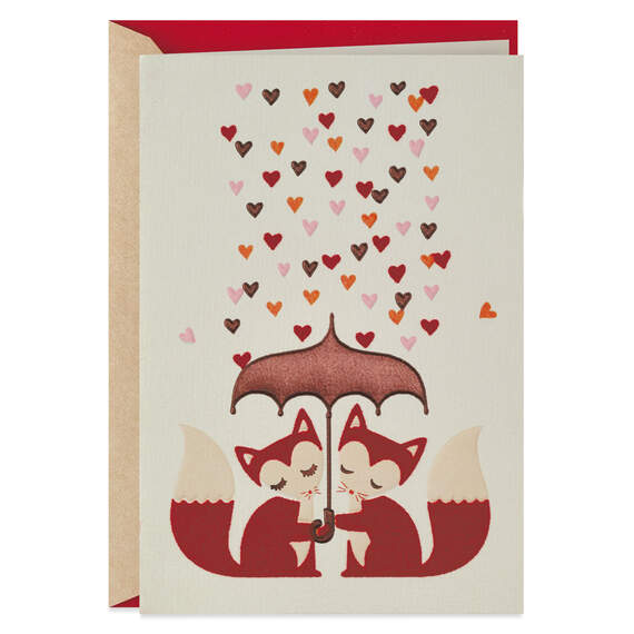 Fox Love Valentine's Day Card for Husband, , large image number 1