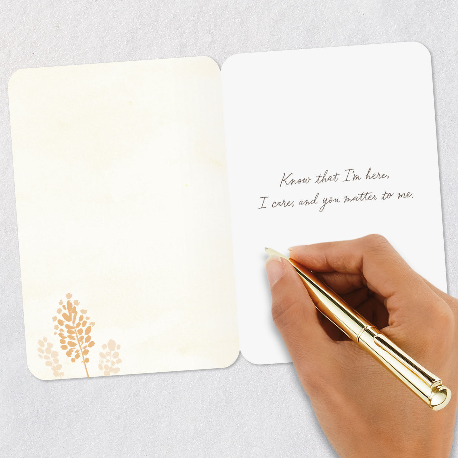 Plants and Sun Encouragement Card Signing card image number 6