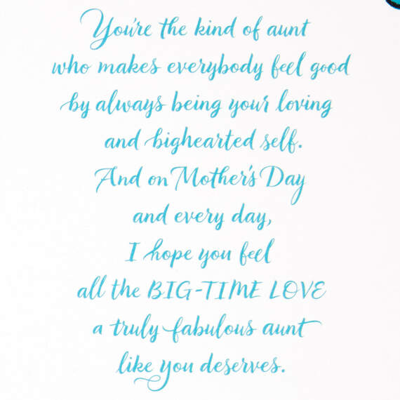 Big-Time Love Mother's Day Card for Aunt, , large image number 2