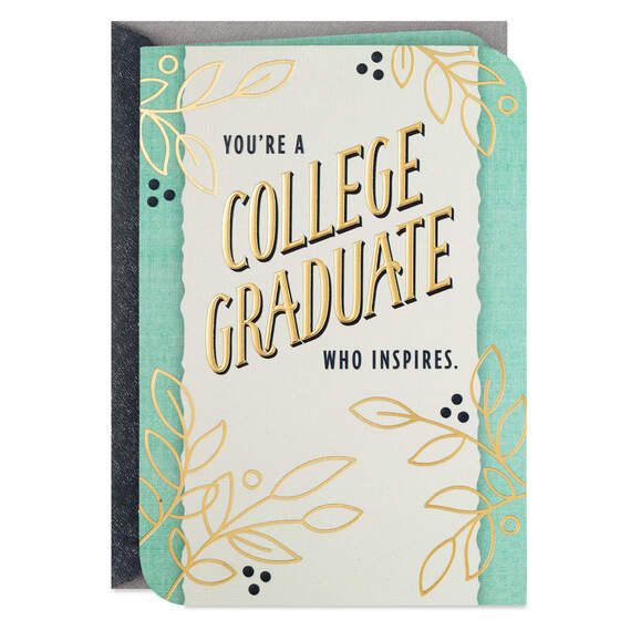 Celebrating the Difference You Make College Graduation Card, , large image number 1