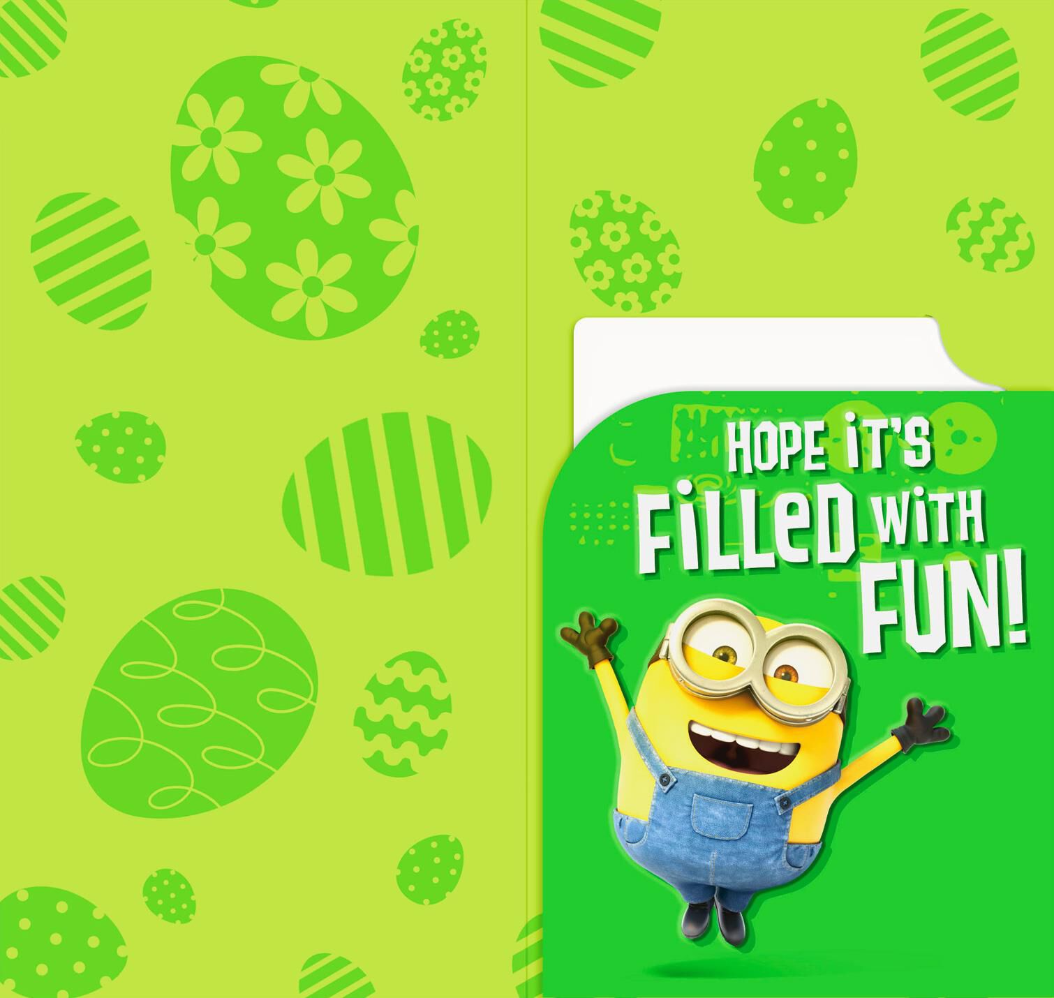 Minions Easter Money Holder Card