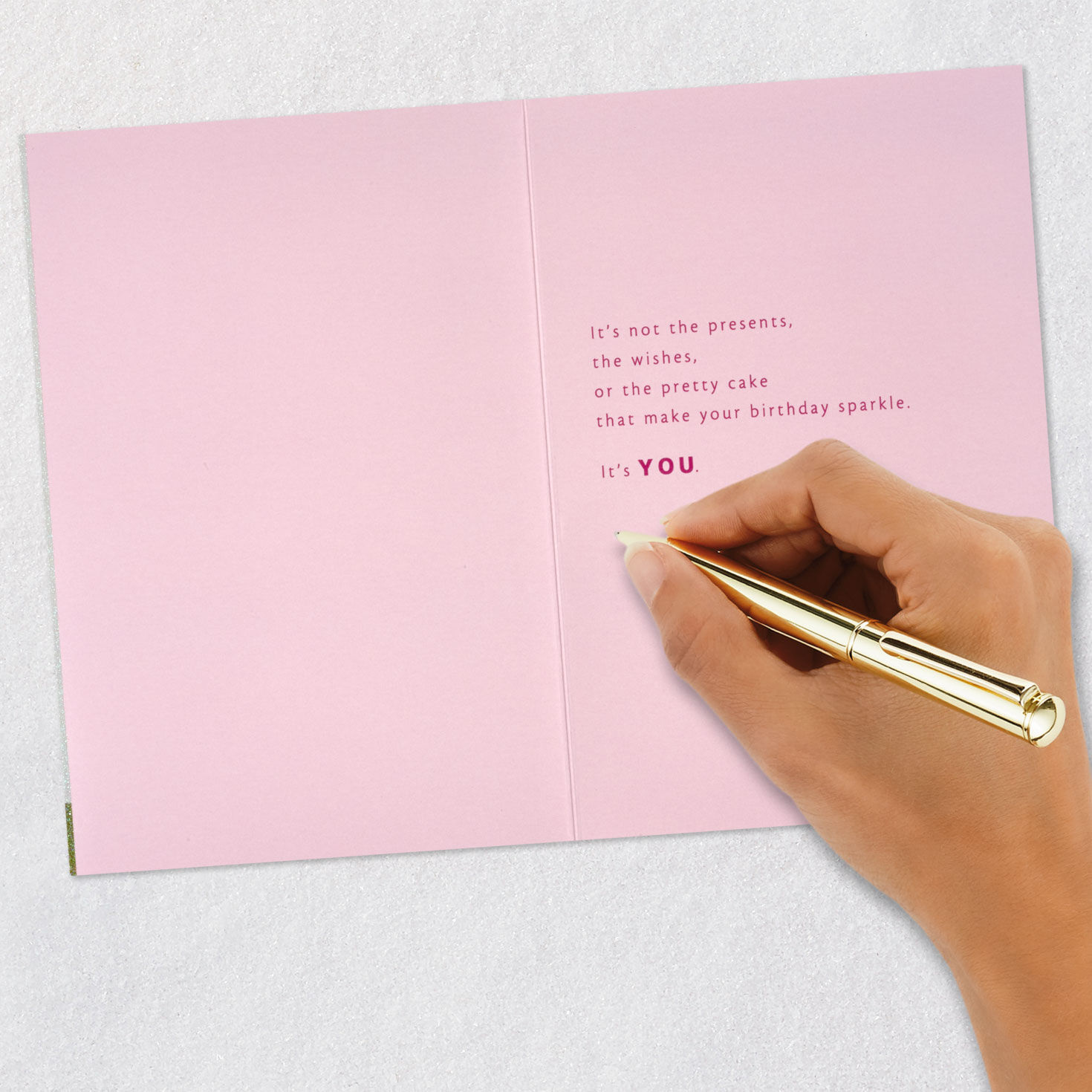 Beaded Birthday Cake Birthday Card Signing card image number 6