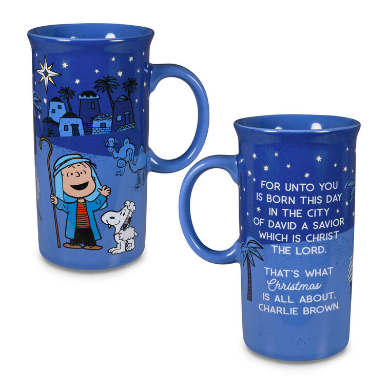 Peanuts® Shepherd Linus and Sheep Snoopy Nativity Scene Mug, 17.5 oz.