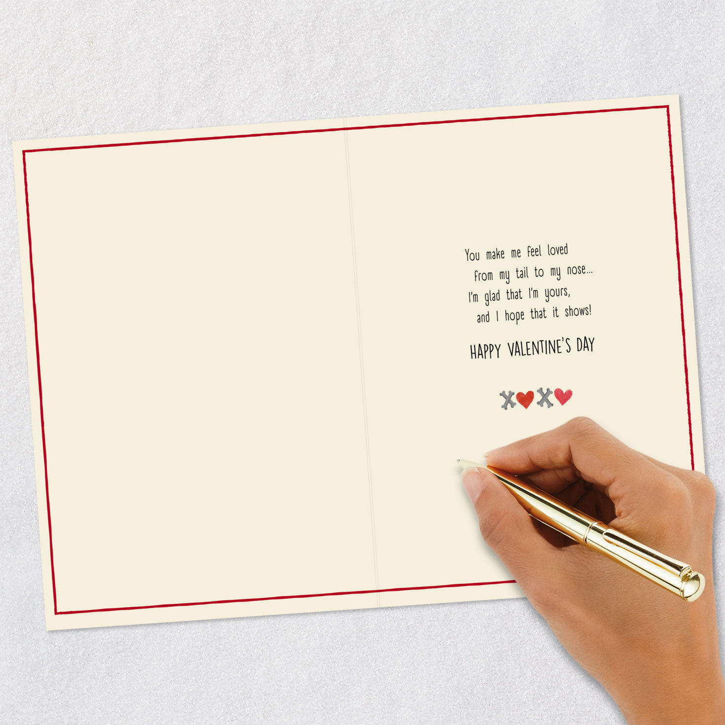 Woof You So Much Valentine's Day Card From the Dog, , large image number 6