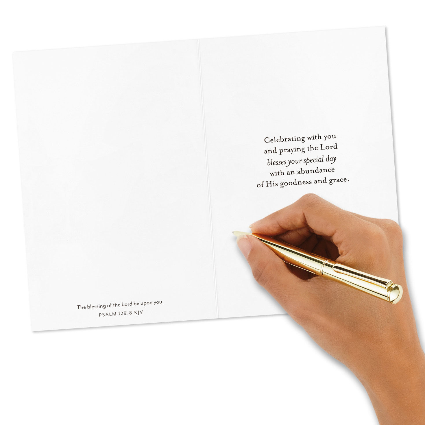 Thomas Kinkade Religious Birthday Cards Assortment Signing card image number 6