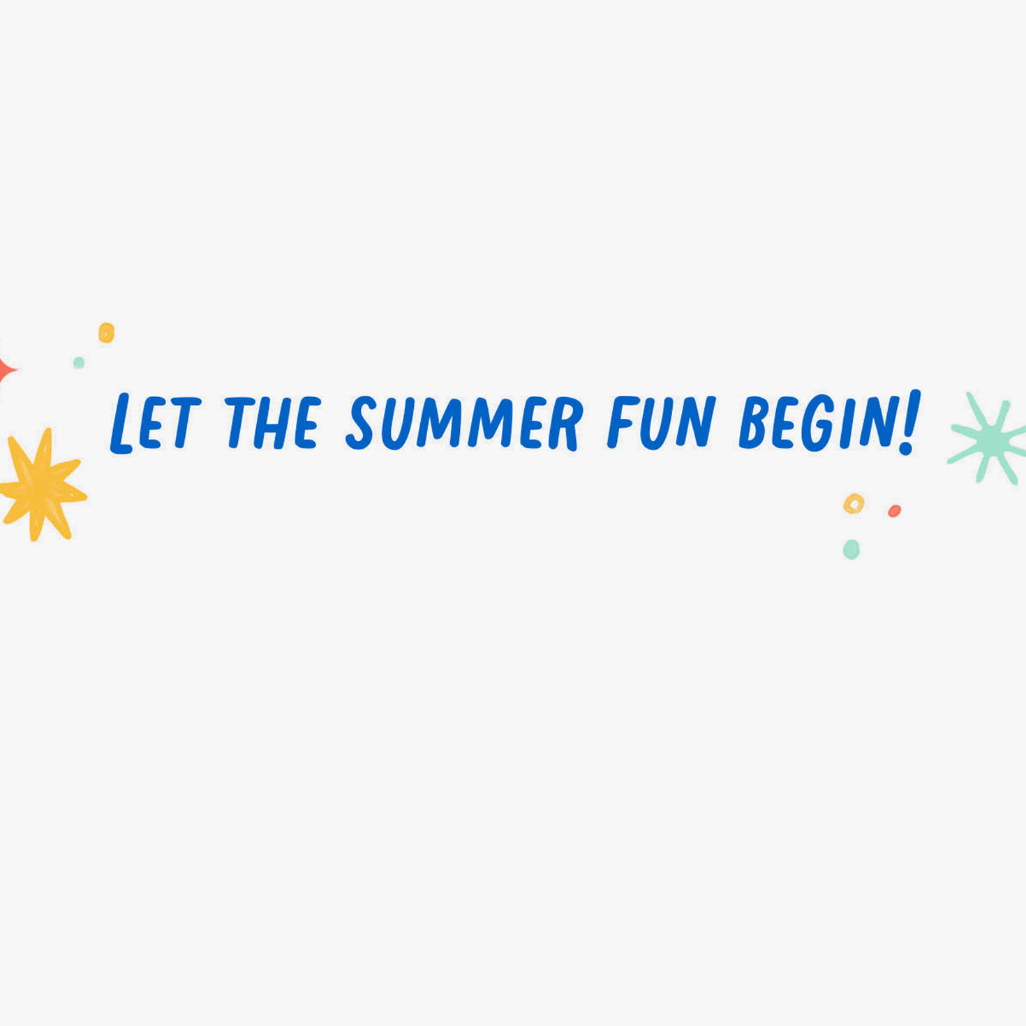 Dancing Fruit on Blue Schools Out Kids Card Sentiment image number 2