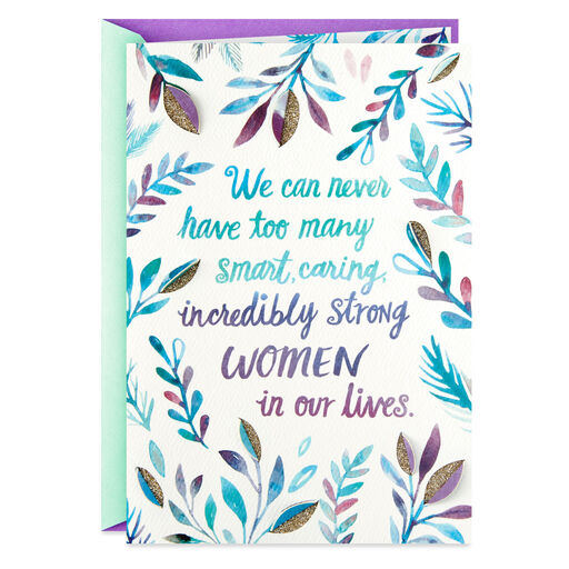 Incredibly Strong Woman Birthday Card for Her, 